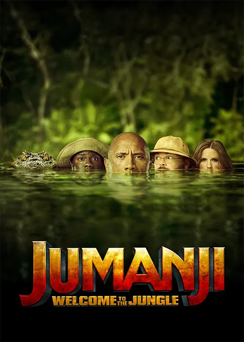دانلود فیلم جومانجی: به جنگل خوش آمدید دوبله فارسی Jumanji Welcome to the Jungle 2017