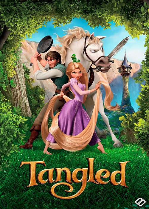 دانلود انیمیشن گیسوکمند دوبله فارسی Tangled 2010