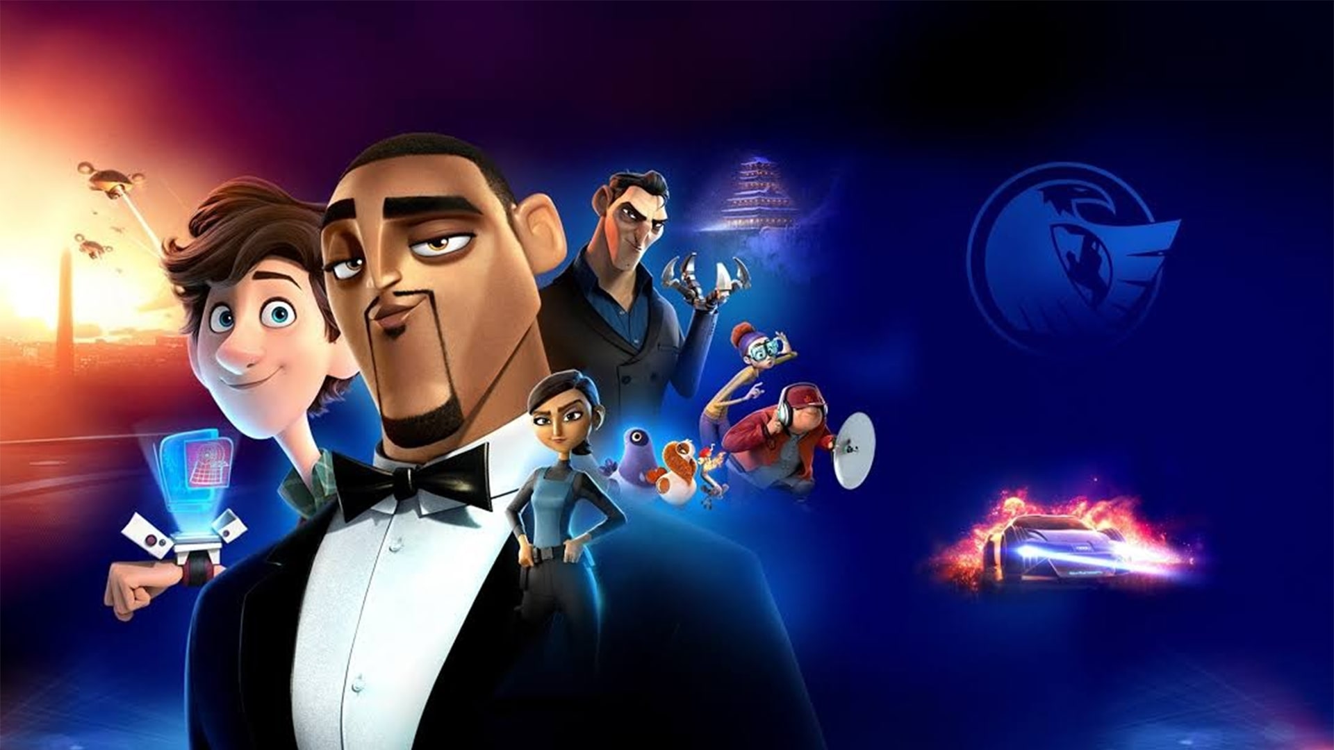 دانلود انیمیشن جاسوسان نامحسوس دوبله فارسی Spies in Disguise 2019