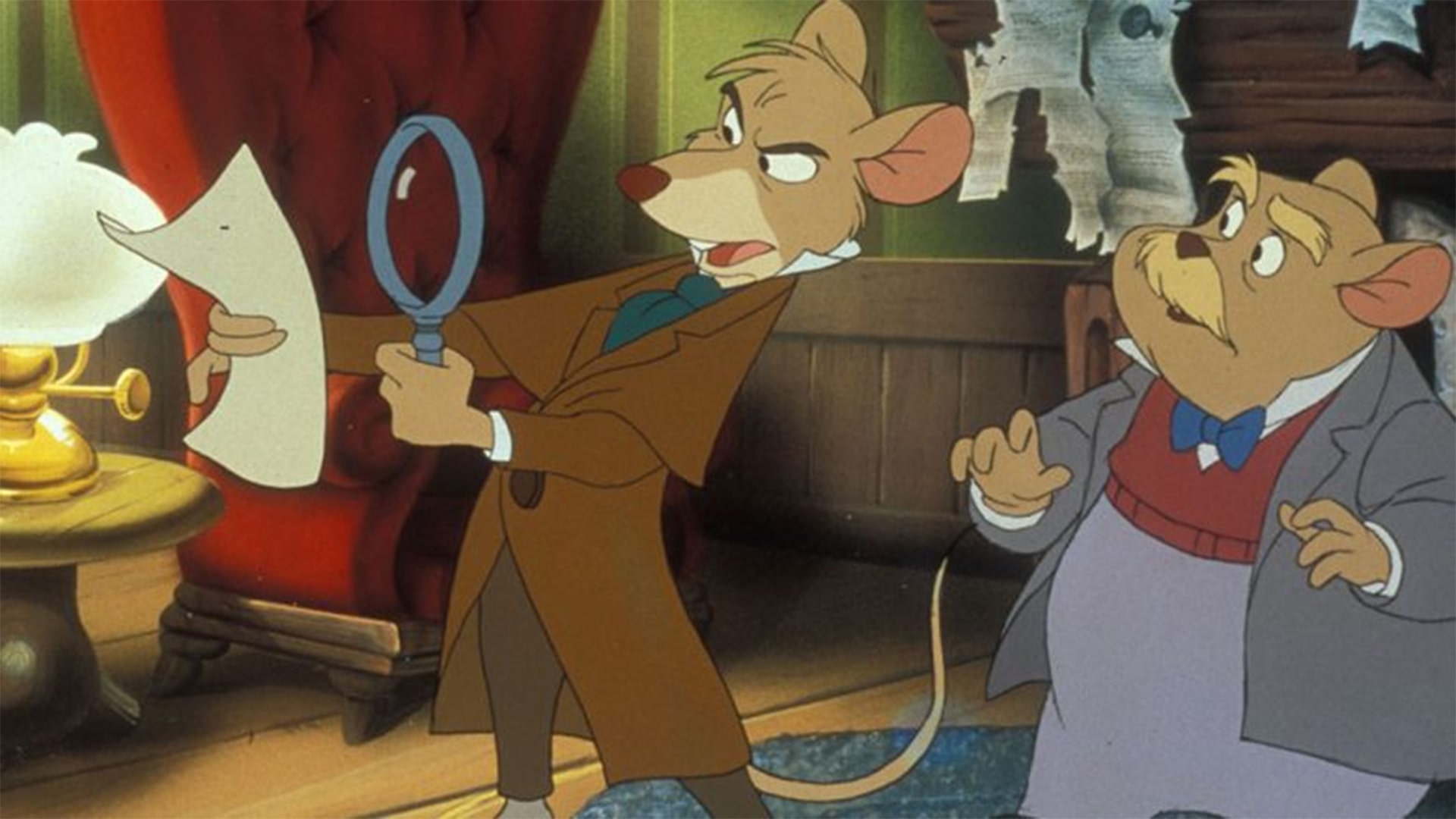 دانلود انیمیشن کارآگاه بازل دوبله فارسی The Great Mouse Detective 1986