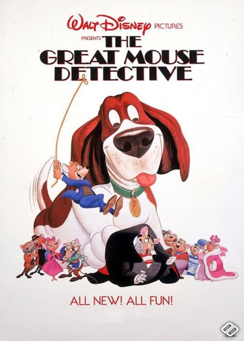 دانلود انیمیشن کارآگاه بازل دوبله فارسی The Great Mouse Detective 1986
