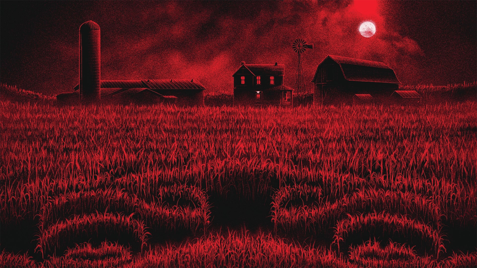 Clown in a Cornfield