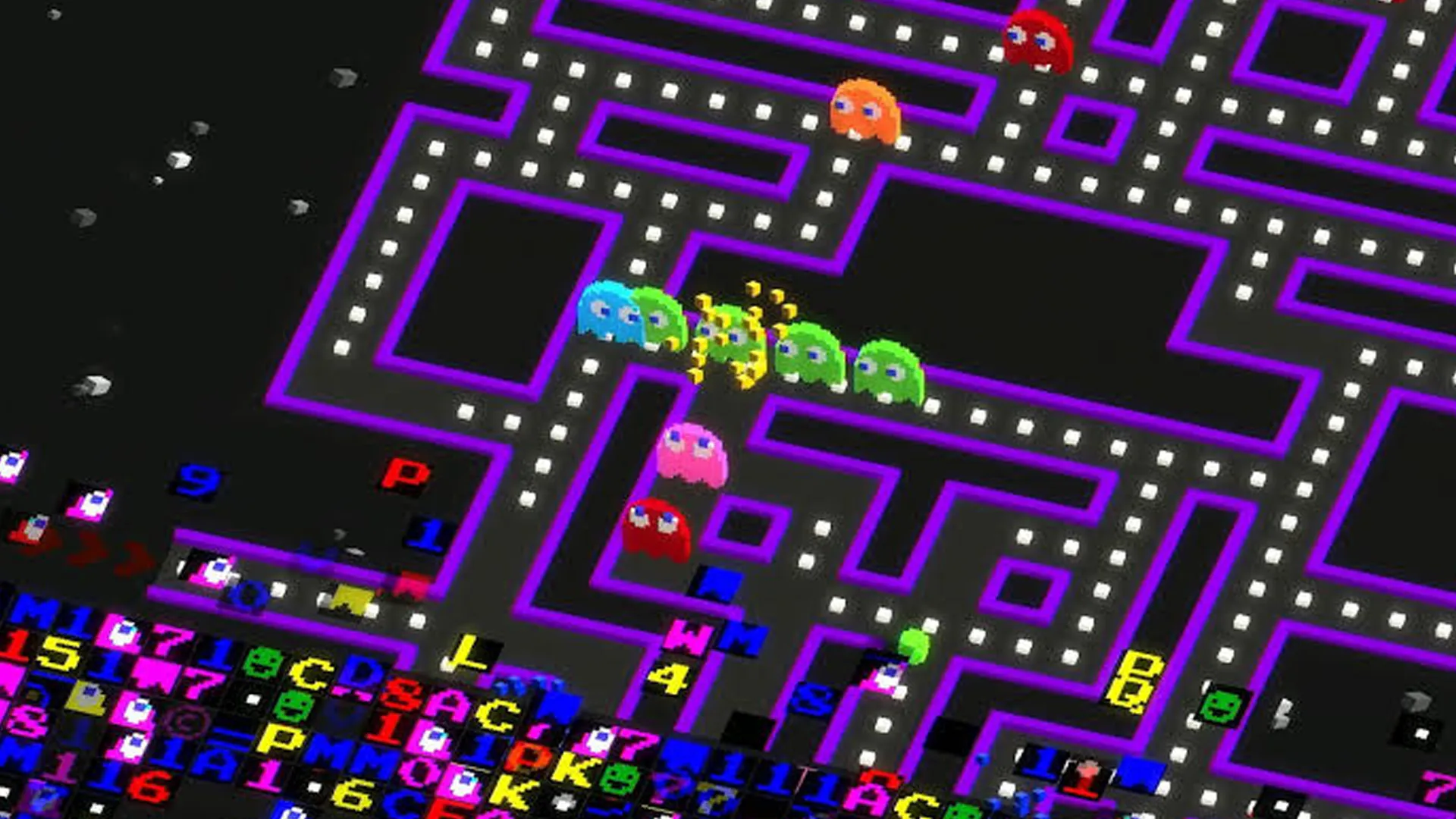 23. بازی PAC-MAN 256